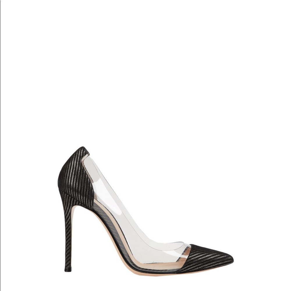 SOLD❌🈷️GIANVITO ROSSI PLEXI PVC PUMP EU 41 US 9 - Picture 4 of 7